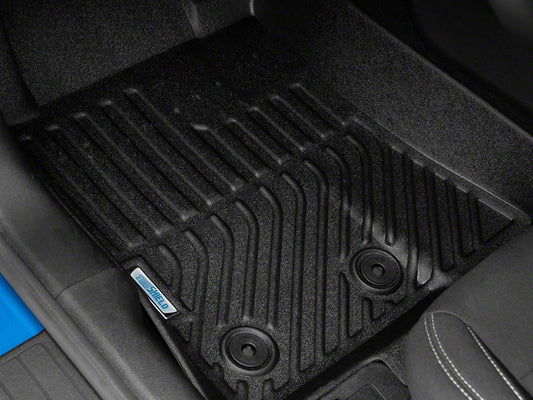 TruShield Precision Molded Front Floor Liners; Black (15-25 Mustang)