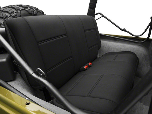 TruShield Neoprene Front and Rear Seat Covers; Black (97-02 Jeep Wrangler TJ)