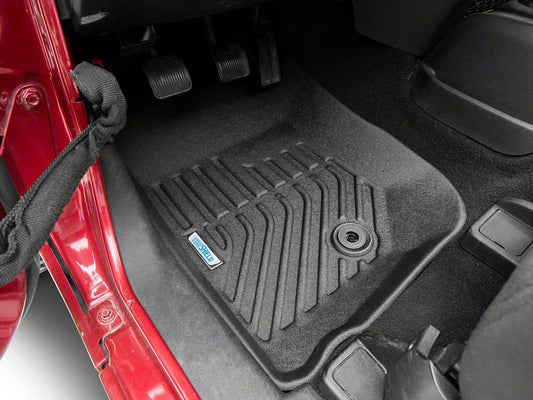 TruShield Precision Molded Front Floor Liners; Black (07-13 Jeep Wrangler JK)