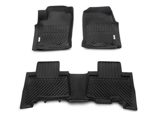 TruShield Precision Molded Front and Rear Floor Liners; Black (13-24 4Runner)
