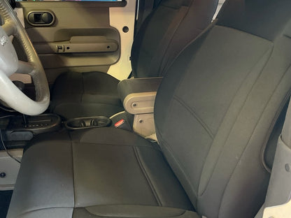 TruShield Neoprene Front and Rear Seat Covers; Black (07-10 Jeep Wrangler JK 2-Door)