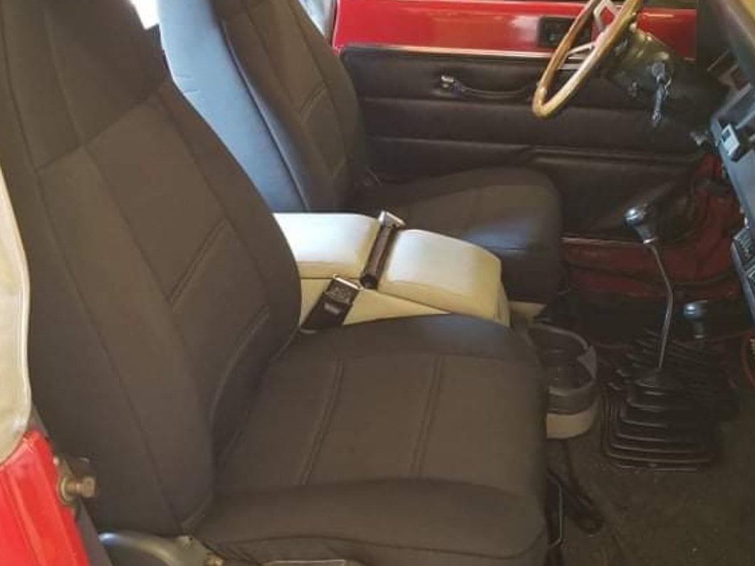 TruShield Neoprene Front and Rear Seat Covers; Black (91-95 Jeep Wrangler YJ)