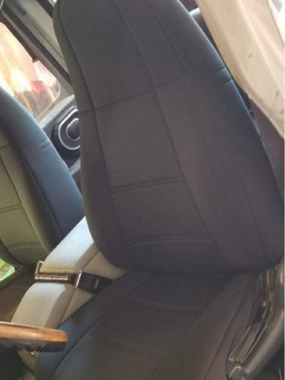 TruShield Neoprene Front and Rear Seat Covers; Black (91-95 Jeep Wrangler YJ)