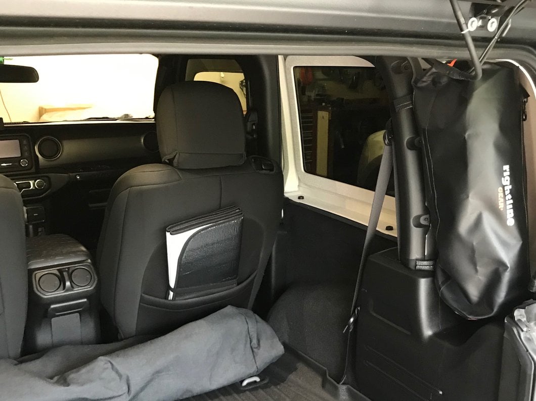 TruShield Neoprene Front and Rear Seat Covers; Black (18-25 Jeep Wrangler JL 2-Door)