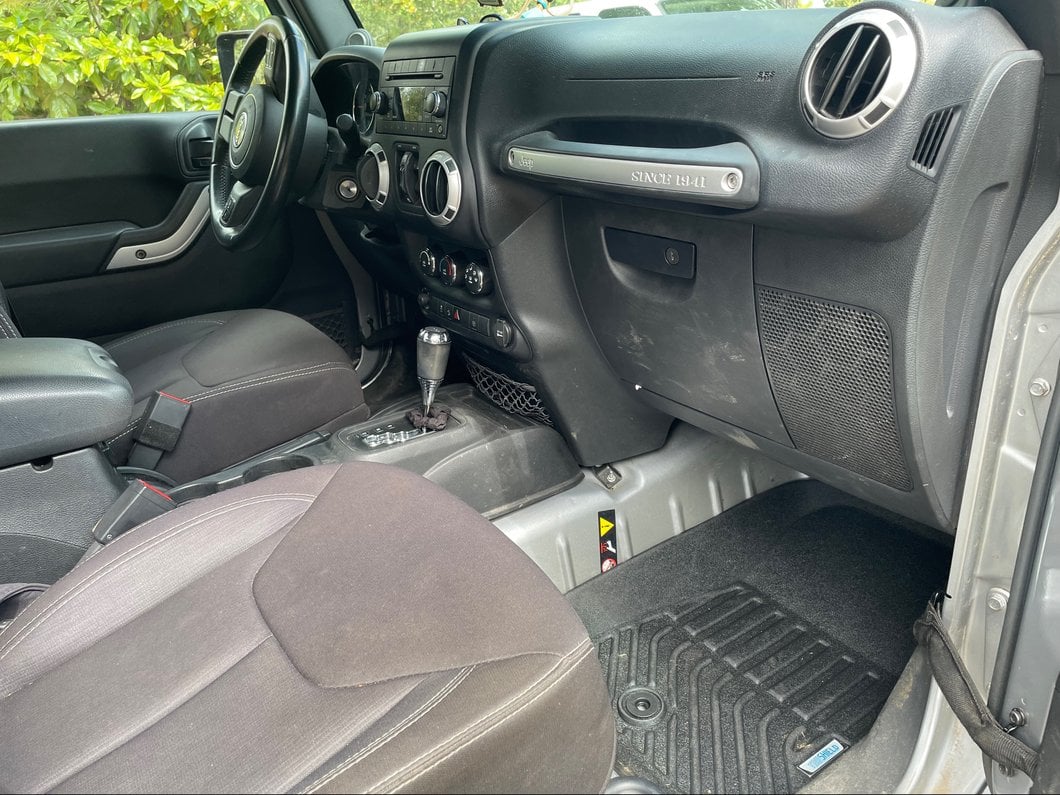 TruShield Precision Molded Front and Rear Floor Liners; Black (07-13 Jeep Wrangler JK 4-Door)