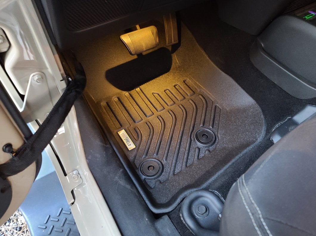 TruShield Precision Molded Front and Rear Floor Liners; Black (14-18 Jeep Wrangler JK 4-Door)