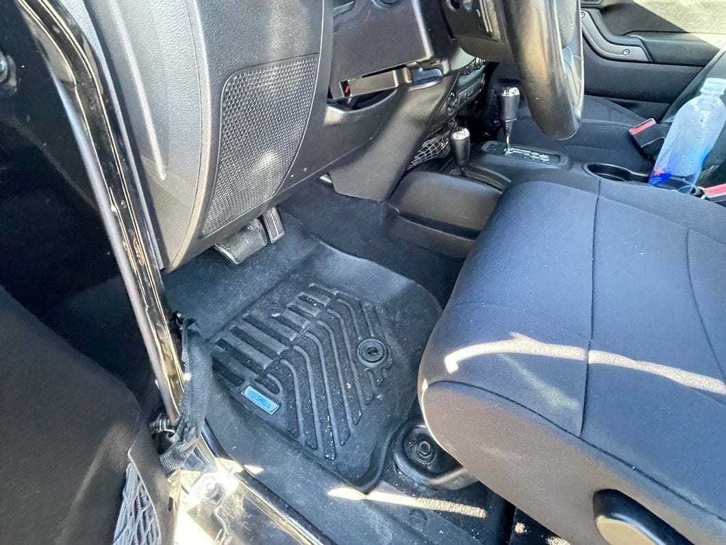 TruShield Precision Molded Front and Rear Floor Liners; Black (07-13 Jeep Wrangler JK 4-Door)