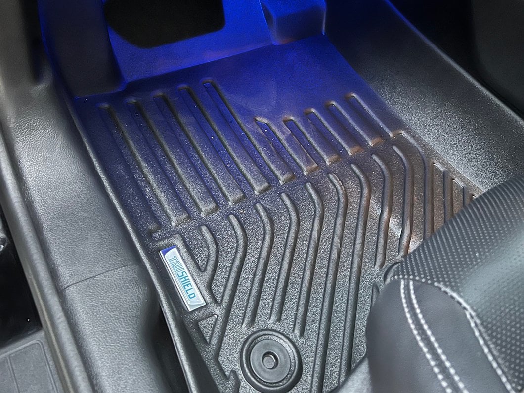 TruShield Precision Molded Front and Rear Floor Liners; Black (15-25 Mustang)