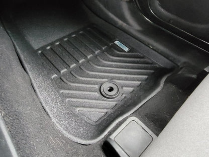 TruShield Precision Molded Front Floor Liners; Black (07-13 Jeep Wrangler JK)