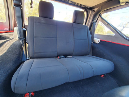 TruShield Neoprene Front and Rear Seat Covers; Black (13-18 Jeep Wrangler JK 2-Door)