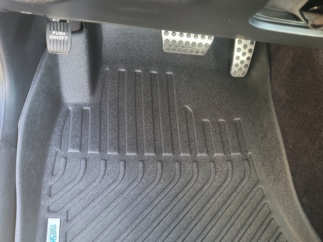 TruShield Precision Molded Front and Rear Floor Liners; Black (15-23 Challenger)