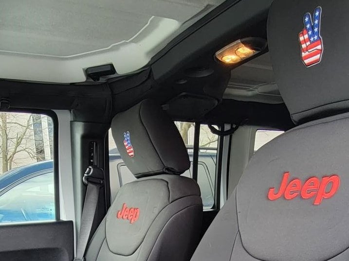 TruShield Neoprene Front and Rear Seat Covers; Black (13-18 Jeep Wrangler JK 4-Door)