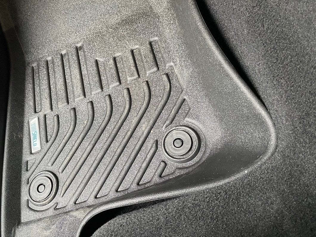 TruShield Precision Molded Front Floor Liners; Black (18-25 Jeep Wrangler JL)