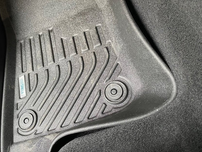 TruShield Precision Molded Front Floor Liners; Black (18-25 Jeep Wrangler JL)