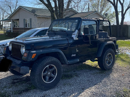 TruShield Full Width Mesh Bikini Top; Black (97-06 Jeep Wrangler TJ)
