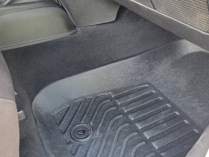 TruShield Precision Molded Front Floor Liners; Black (07-13 Jeep Wrangler JK)
