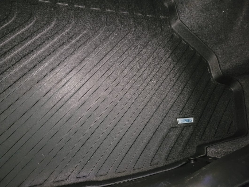 TruShield Precision Molded Cargo Liner; Black (15-23 Mustang w/o Subwoofer)