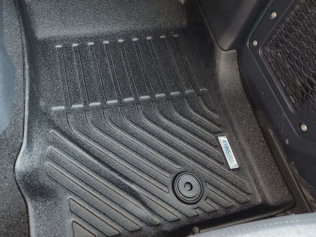 TruShield Precision Molded Front Floor Liners; Black (21-25 Bronco)