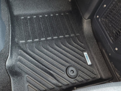TruShield Precision Molded Front Floor Liners; Black (21-25 Bronco)