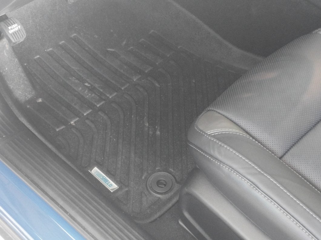 TruShield Precision Molded Front and Rear Floor Liners; Black (15-23 Challenger)