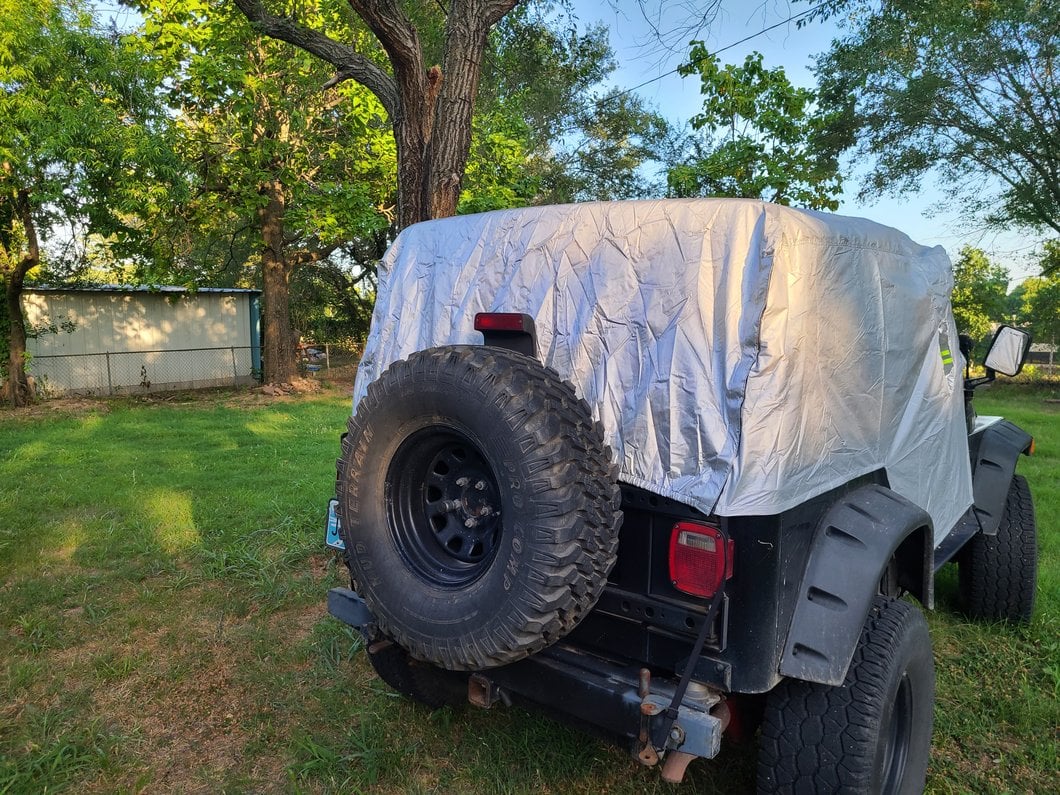 TruShield Water Resistant Cab Cover (76-06 Jeep CJ7, Wrangler YJ & TJ, Excluding Unlimited)