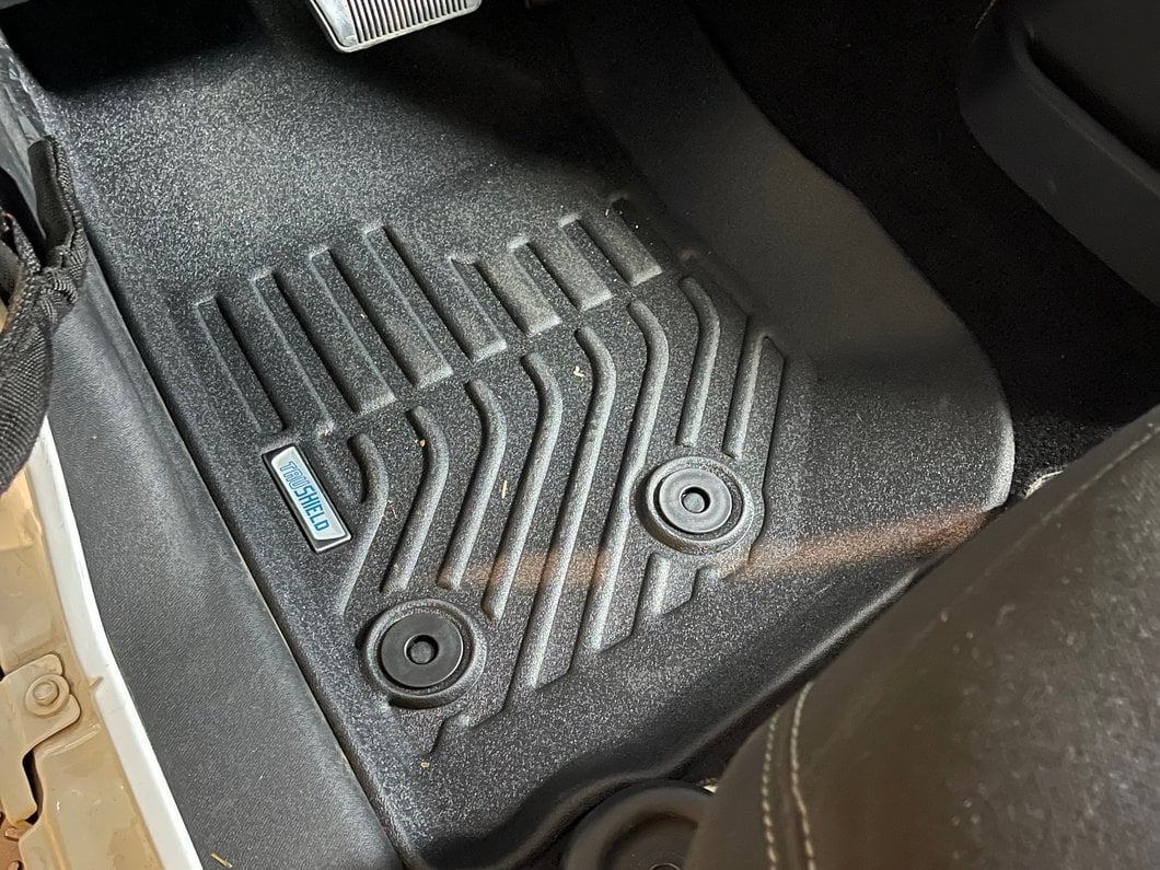TruShield Precision Molded Front Floor Liners; Black (14-18 Jeep Wrangler JK)
