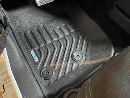 TruShield Precision Molded Front Floor Liners; Black (14-18 Jeep Wrangler JK)