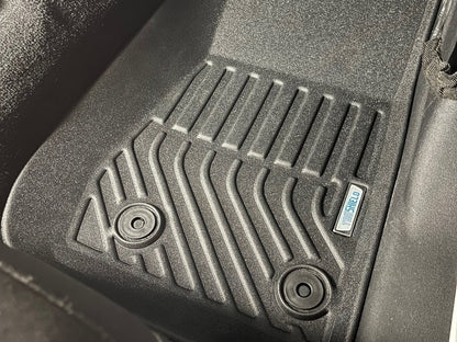 TruShield Precision Molded Front Floor Liners; Black (14-18 Jeep Wrangler JK)