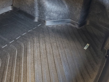 TruShield Precision Molded Cargo Liner; Black (15-23 Mustang w/o Subwoofer)