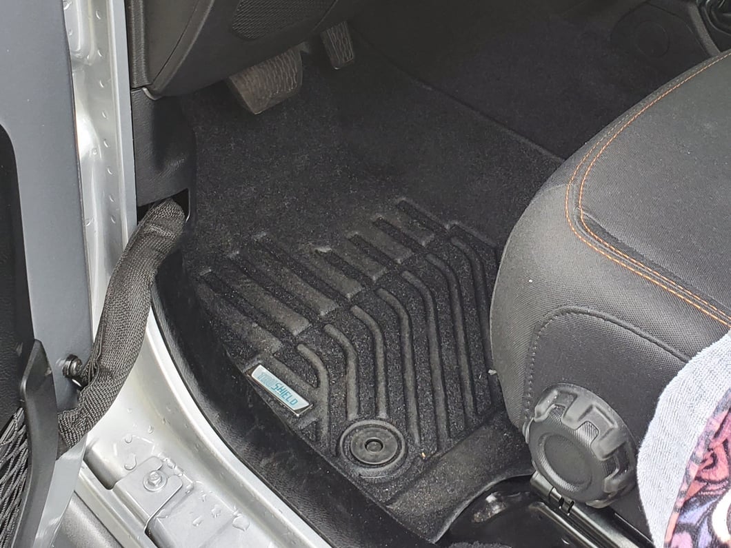 TruShield Precision Molded Front Floor Liners; Black (20-25 Jeep Gladiator JT)