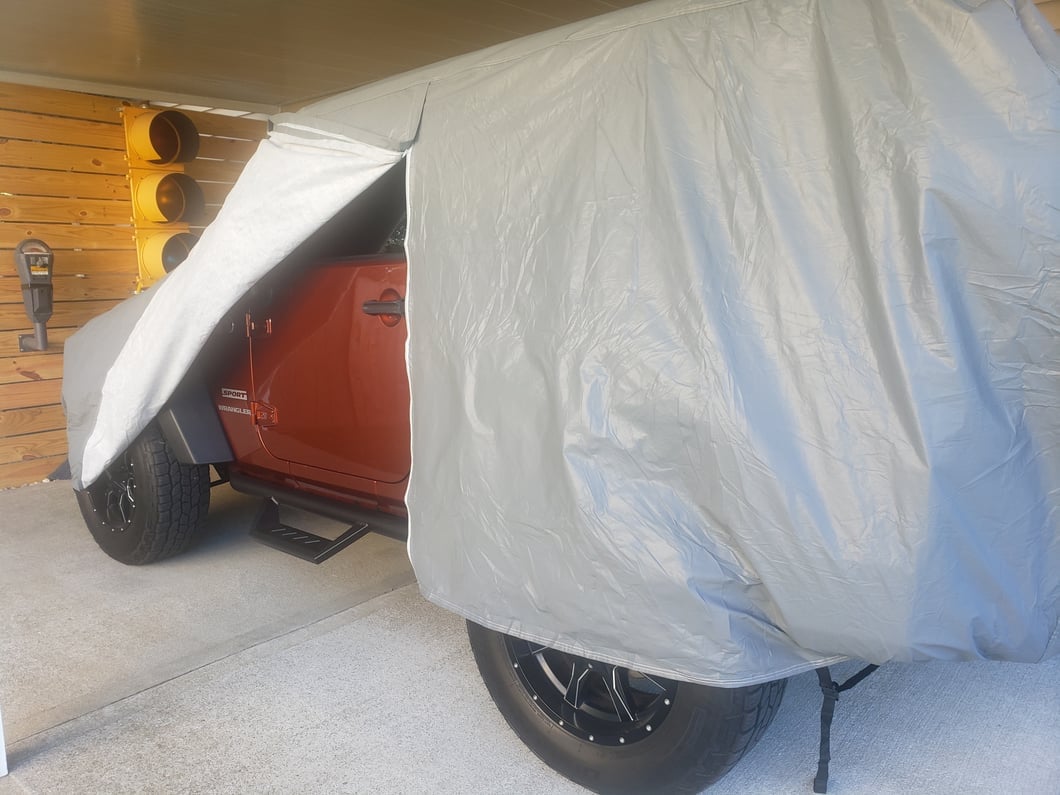 TruShield All-Weather Car Cover (07-25 Jeep Wrangler JK & JL 2-Door)