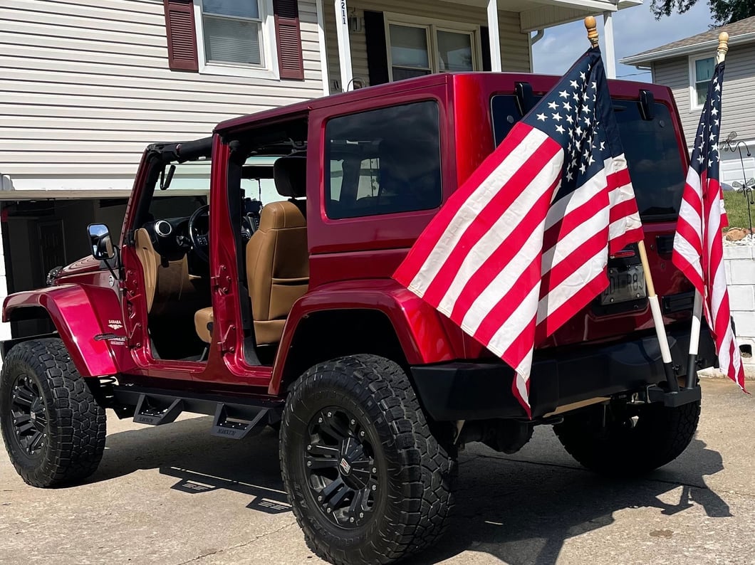 TruShield Mesh Shade Top; Black (07-18 Jeep Wrangler JK 4-Door)