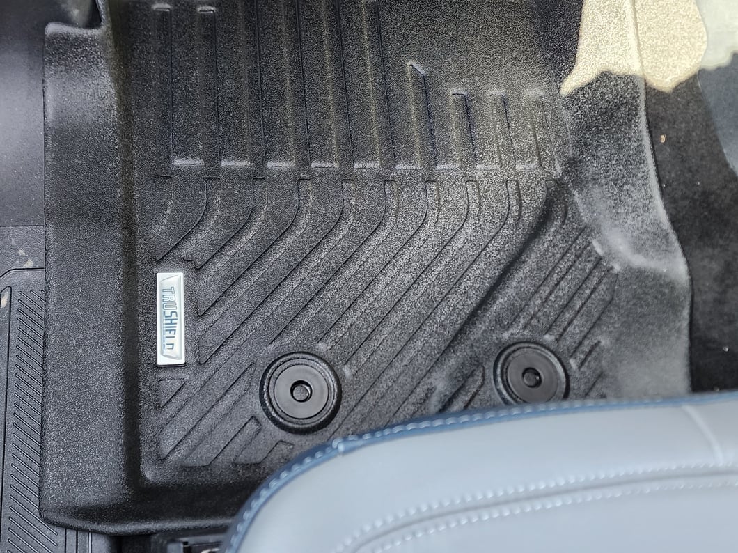 TruShield Precision Molded Front Floor Liners; Black (21-25 Bronco)