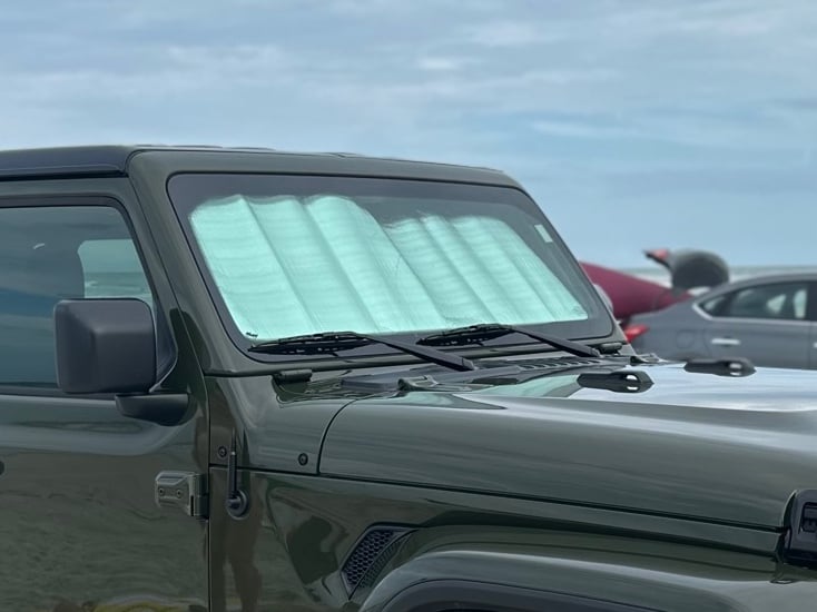 TruShield Windshield Sunscreen (18-23 Jeep Wrangler JL)