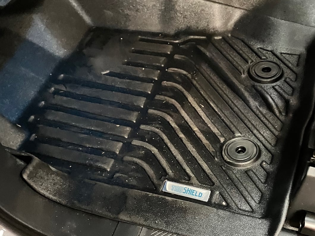TruShield Precision Molded Front Floor Liners; Black (21-25 Bronco)