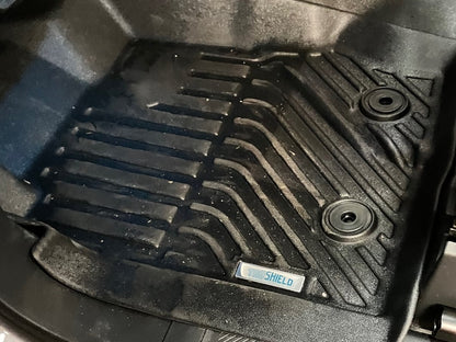 TruShield Precision Molded Front Floor Liners; Black (21-25 Bronco)