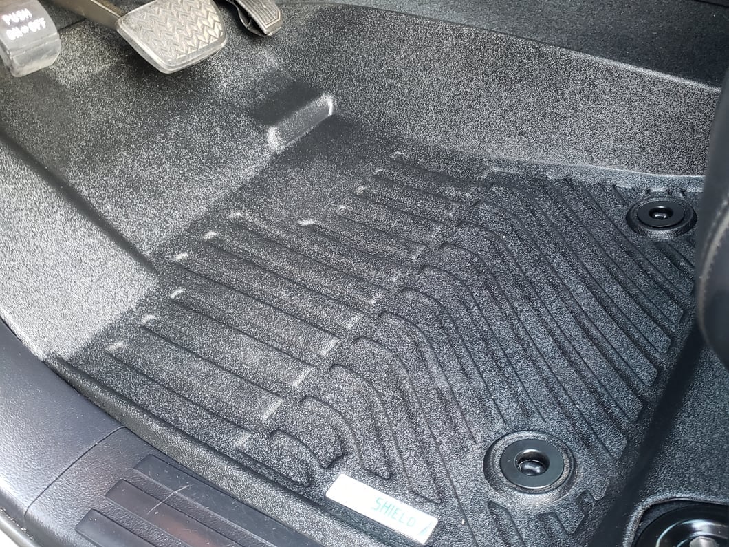 TruShield Precision Molded Front Floor Liners; Black (14-21 Tundra)