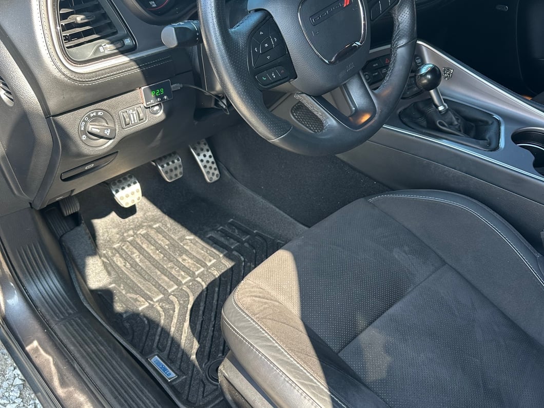 TruShield Precision Molded Front Floor Liners; Black (15-23 Challenger)