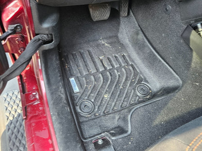 TruShield Precision Molded Front Floor Liners; Black (20-25 Jeep Gladiator JT)