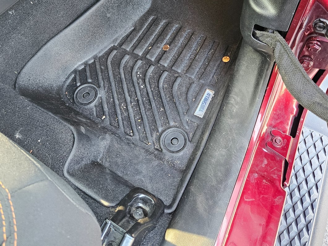 TruShield Precision Molded Front Floor Liners; Black (20-25 Jeep Gladiator JT)