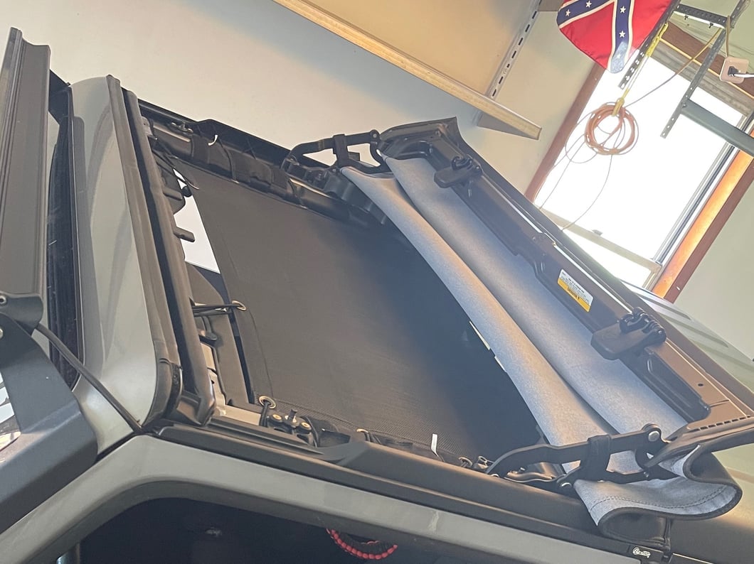 TruShield Mesh Sun Shade; Front (20-23 Jeep Gladiator JT)