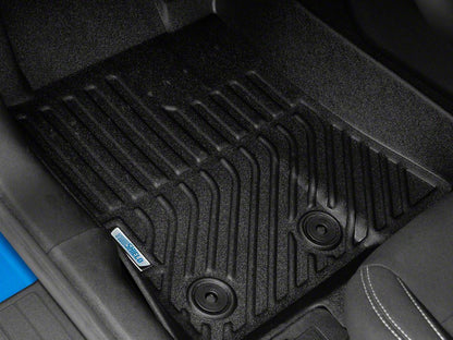 TruShield Precision Molded Front Floor Liners; Black (15-25 Mustang)