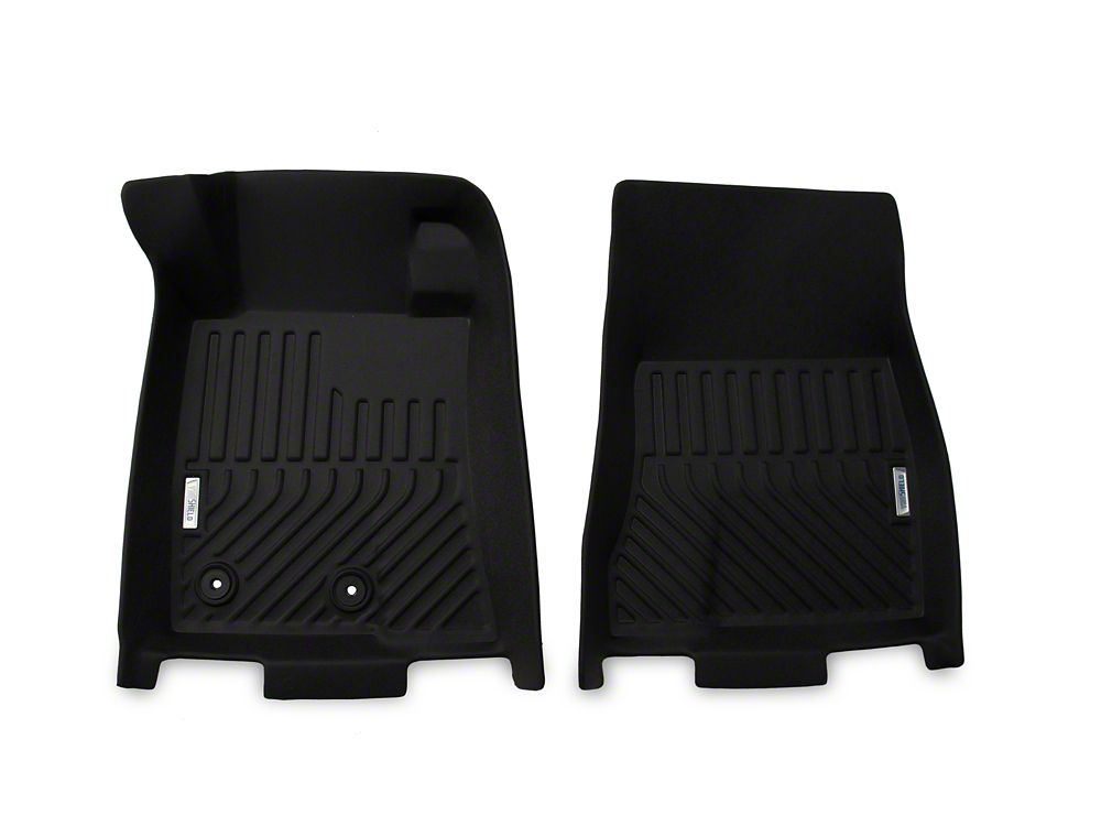 TruShield Precision Molded Front Floor Liners; Black (15-25 Mustang)