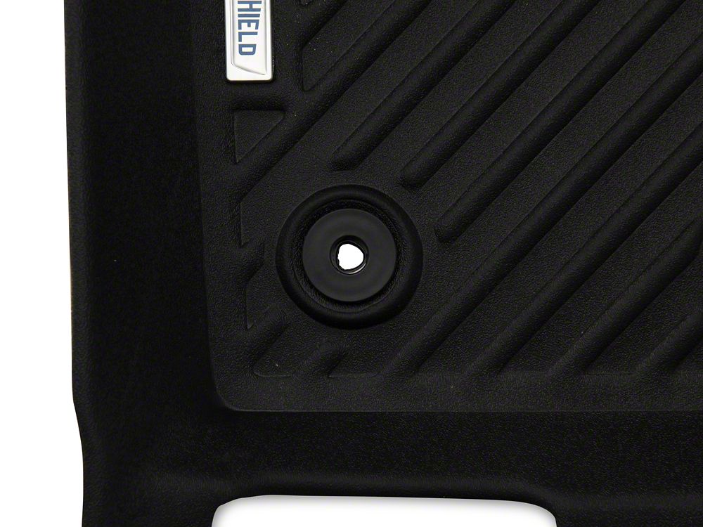 TruShield Precision Molded Front Floor Liners; Black (15-25 Mustang)
