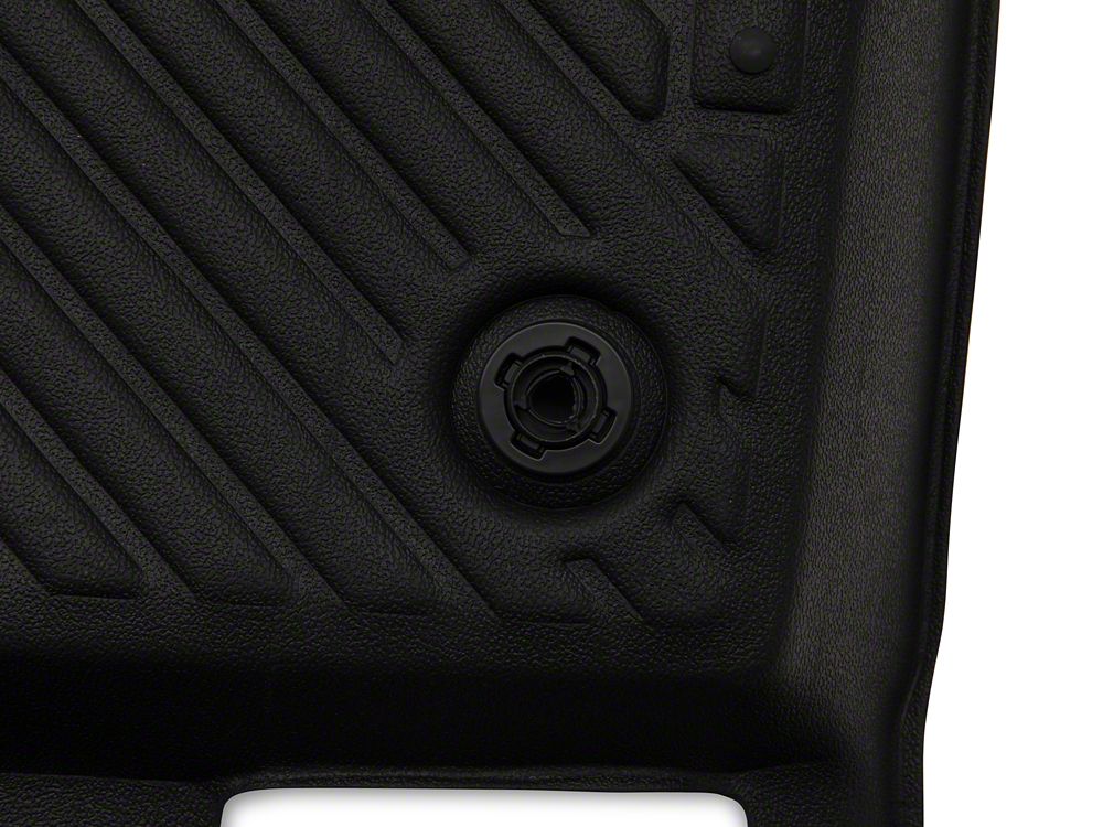 TruShield Precision Molded Front Floor Liners; Black (15-25 Mustang)