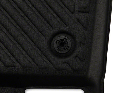 TruShield Precision Molded Front Floor Liners; Black (15-25 Mustang)