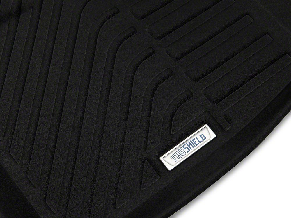 TruShield Precision Molded Front Floor Liners; Black (15-25 Mustang)