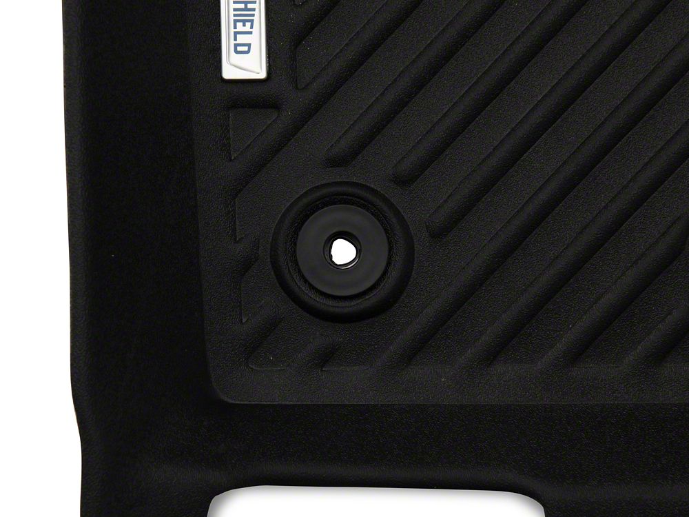 TruShield Precision Molded Front and Rear Floor Liners; Black (15-25 Mustang)