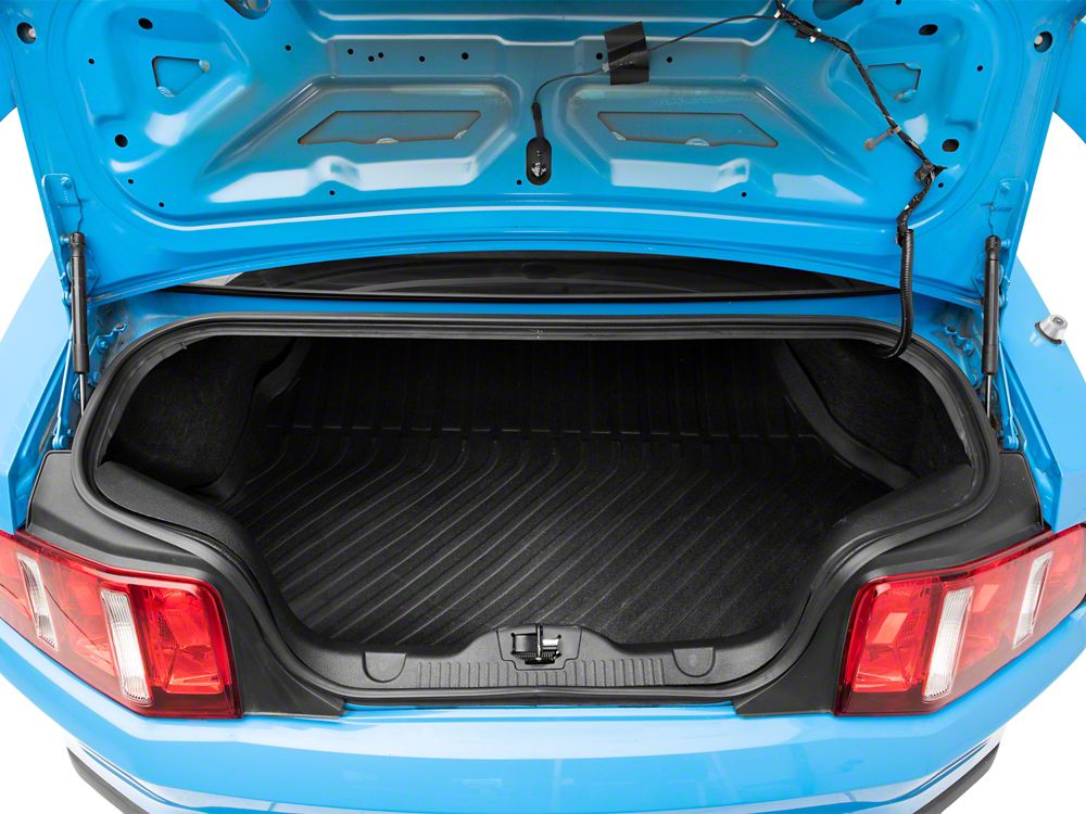 TruShield Precision Molded Cargo Liner; Black (05-14 Mustang Coupe)