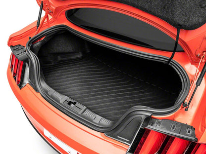 TruShield Precision Molded Cargo Liner; Black (15-23 Mustang w/o Subwoofer)